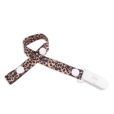 Image of * Baby Pacifier Clip Chain Ribbon Holder with Leash Strap & Nipple Holder for Infant