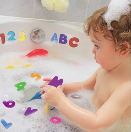 Image of * 36pcs/Set Baby Bath Toys Educational Alpha-Numeric Letter Puzzle