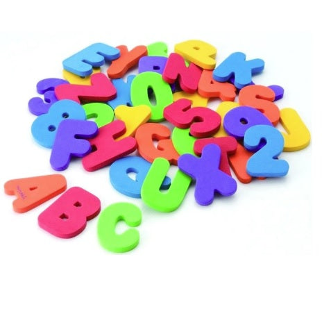 Image of * 36pcs/Set Baby Bath Toys Educational Alpha-Numeric Letter Puzzle