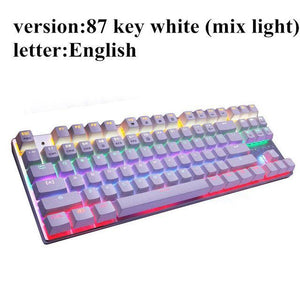 * BEST SELLING 87-Key Blue Switch Gaming Keyboard for Tablet Desktop