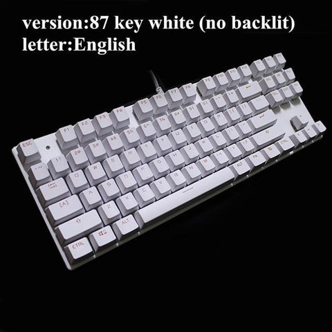 Image of * BEST SELLING 87-Key Blue Switch Gaming Keyboard for Tablet Desktop