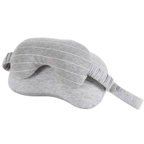 Image of * BEST SELLING Portbale 2-in-1 Eye Mask and Neck Pillow for Home or Airplane Travel