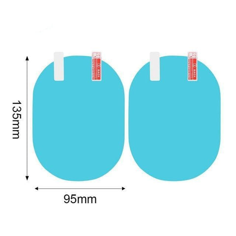 Image of * Car Rearview Mirror Protective Film - Waterproof Rainproof Anti Fog Car Sticker