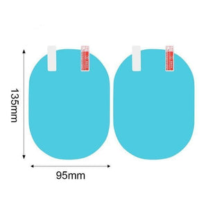 * Car Rearview Mirror Protective Film - Waterproof Rainproof Anti Fog Car Sticker