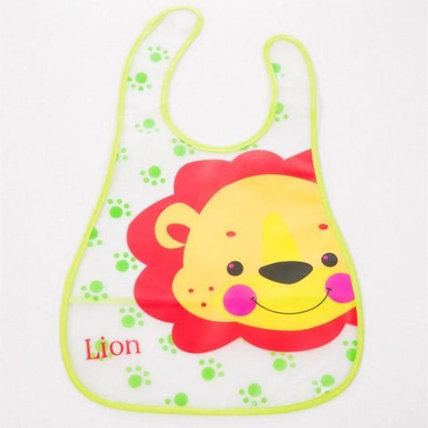 Image of * Cute Designs Adjustable Waterproof E-Z Clean Baby Bibs EVA Plastic