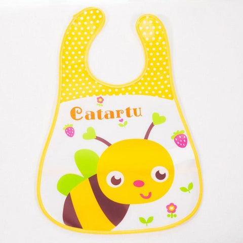 Image of * Cute Designs Adjustable Waterproof E-Z Clean Baby Bibs EVA Plastic