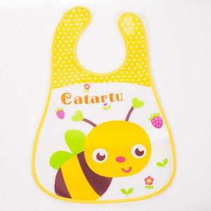 * Cute Designs Adjustable Waterproof E-Z Clean Baby Bibs EVA Plastic