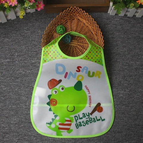 Image of * Cute Designs Adjustable Waterproof E-Z Clean Baby Bibs EVA Plastic