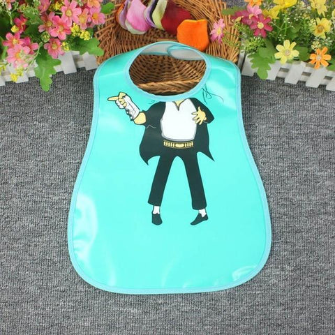 Image of * Cute Designs Adjustable Waterproof E-Z Clean Baby Bibs EVA Plastic