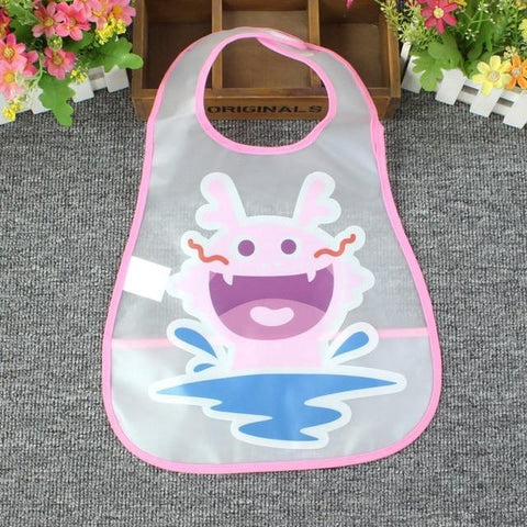 Image of * Cute Designs Adjustable Waterproof E-Z Clean Baby Bibs EVA Plastic