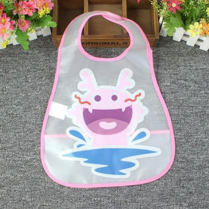 * Cute Designs Adjustable Waterproof E-Z Clean Baby Bibs EVA Plastic