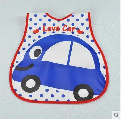 Image of * Cute Designs Adjustable Waterproof E-Z Clean Baby Bibs EVA Plastic