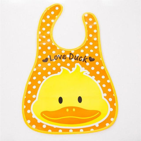 Image of * Cute Designs Adjustable Waterproof E-Z Clean Baby Bibs EVA Plastic