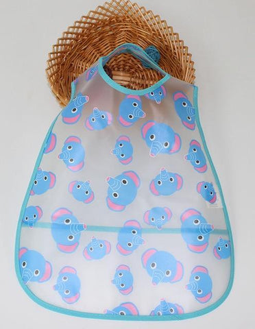 Image of * Cute Designs Adjustable Waterproof E-Z Clean Baby Bibs EVA Plastic