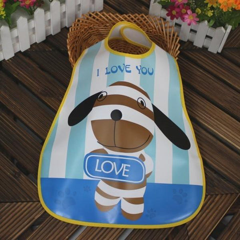 Image of * Cute Designs Adjustable Waterproof E-Z Clean Baby Bibs EVA Plastic