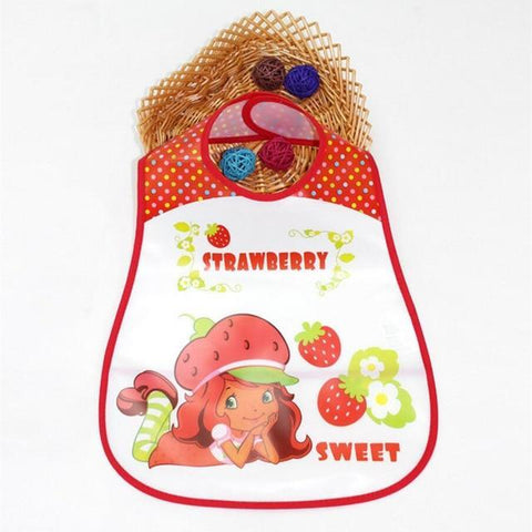 Image of * Cute Designs Adjustable Waterproof E-Z Clean Baby Bibs EVA Plastic