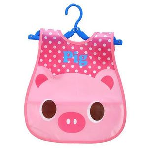 * Cute Designs Adjustable Waterproof E-Z Clean Baby Bibs EVA Plastic