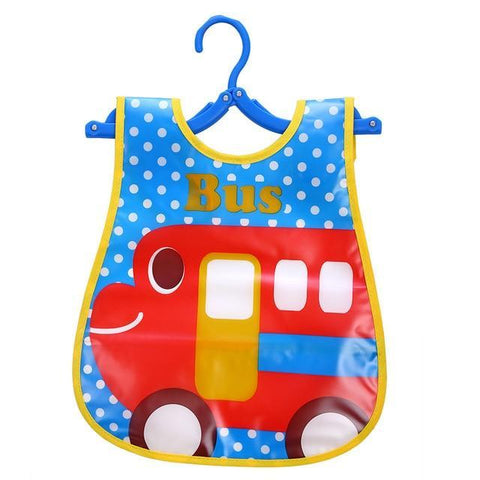 Image of * Cute Designs Adjustable Waterproof E-Z Clean Baby Bibs EVA Plastic