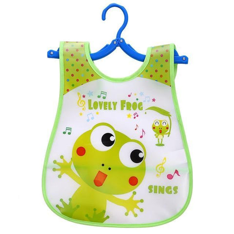 Image of * Cute Designs Adjustable Waterproof E-Z Clean Baby Bibs EVA Plastic