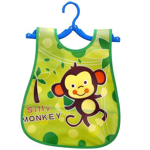 Image of * Cute Designs Adjustable Waterproof E-Z Clean Baby Bibs EVA Plastic