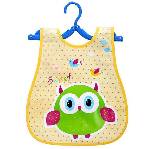 Image of * Cute Designs Adjustable Waterproof E-Z Clean Baby Bibs EVA Plastic