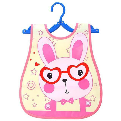 Image of * Cute Designs Adjustable Waterproof E-Z Clean Baby Bibs EVA Plastic