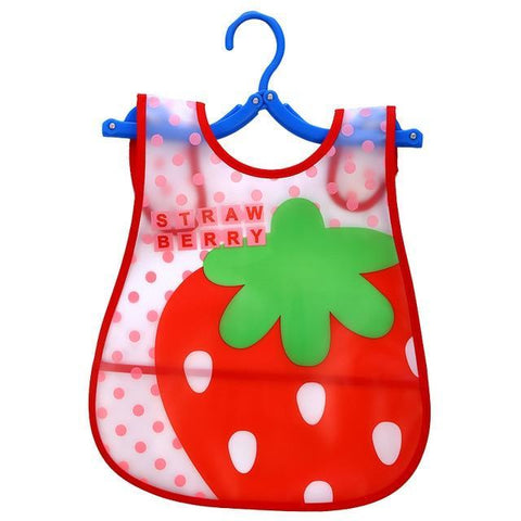 Image of * Cute Designs Adjustable Waterproof E-Z Clean Baby Bibs EVA Plastic