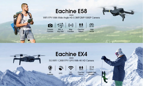 Image of * Amazing 4K WiFi Quadcopter Drone with Wide Angle Camera & Foldable Body for EZ Storage