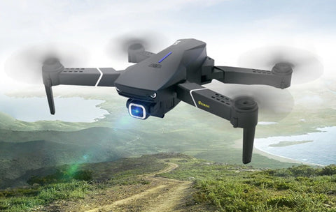 Image of * Amazing 4K WiFi Quadcopter Drone with Wide Angle Camera & Foldable Body for EZ Storage