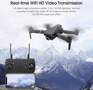 * Amazing 4K WiFi Quadcopter Drone with Wide Angle Camera & Foldable Body for EZ Storage