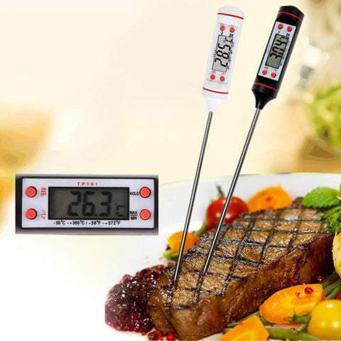 Image of * Digital Kitchen Thermometer For BBQ Cooking Food Probe