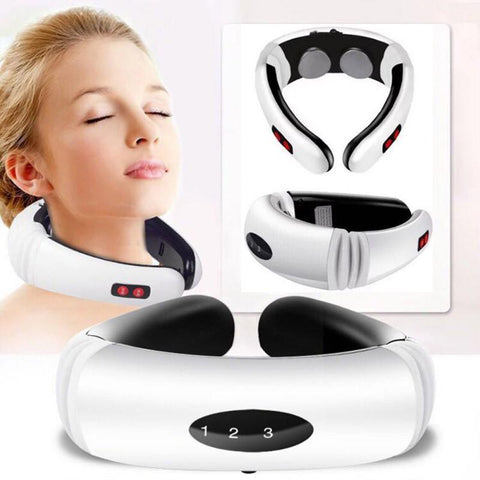 Image of * Electric Pulse Back and Neck Infrared Massager For Pain Relief and Relaxation