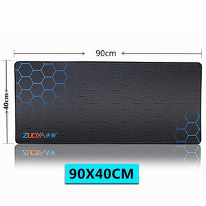 * Extra Large Gaming Mouse Pad with Anti-slip Natural Rubber and Locking Edge for Perfect Gameplay