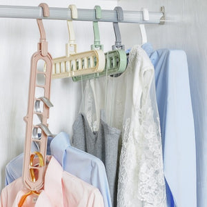 * 360 degree Rotating Clothes Hanger and Closet Organizer Multi-port Support