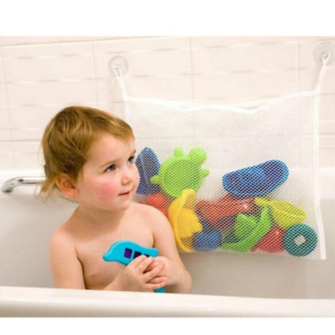 Image of * Hanging Mesh Baby Bath Toy Organizer & Tidy Storage Bag