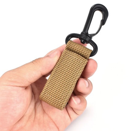 Image of * 360 Degree Rotation Hook Buckle Keychain Tactical Outdoor Camping