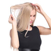 * Invisible Wire One Piece Halo Hair Extension with No Clip Synthetic Hair 20 inches