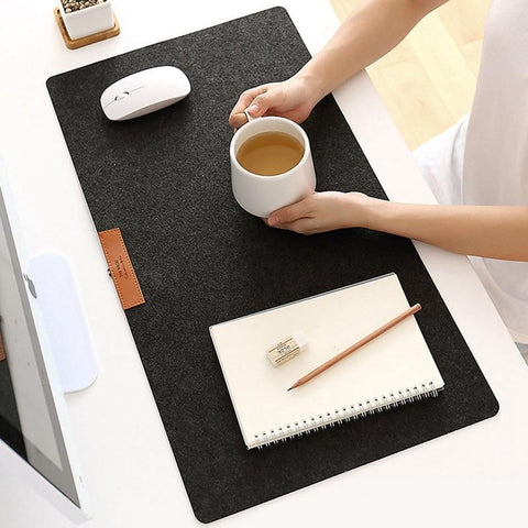 Image of * Large Office Computer Desk Felt Mat Cushion for Keyboard Mouse Pad