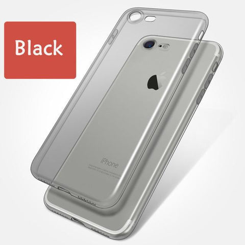 Image of * Luxury Clear Soft Case For iPhone 11 Pro Max 7 8 6 6s Plus 7Plus 8Plus X XS MAX XR Transparent Phone Case For 5 5s SE 6sPlus