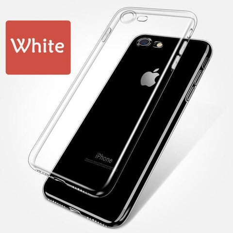 Image of * Luxury Clear Soft Case For iPhone 11 Pro Max 7 8 6 6s Plus 7Plus 8Plus X XS MAX XR Transparent Phone Case For 5 5s SE 6sPlus