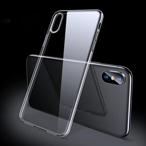 Image of * Luxury Clear Soft Case For iPhone 11 Pro Max 7 8 6 6s Plus 7Plus 8Plus X XS MAX XR Transparent Phone Case For 5 5s SE 6sPlus