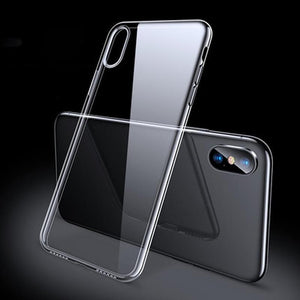 * Luxury Clear Soft Case For iPhone 11 Pro Max 7 8 6 6s Plus 7Plus 8Plus X XS MAX XR Transparent Phone Case For 5 5s SE 6sPlus