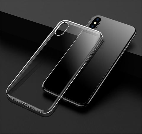 Image of * Luxury Clear Soft Case For iPhone 11 Pro Max 7 8 6 6s Plus 7Plus 8Plus X XS MAX XR Transparent Phone Case For 5 5s SE 6sPlus