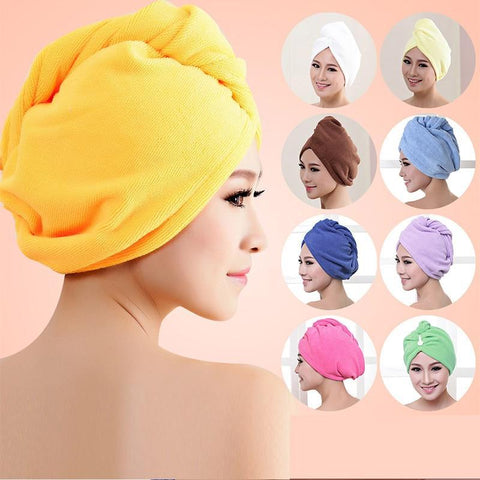 Image of * Microfiber After-Shower Hair Drying Wrap for Women