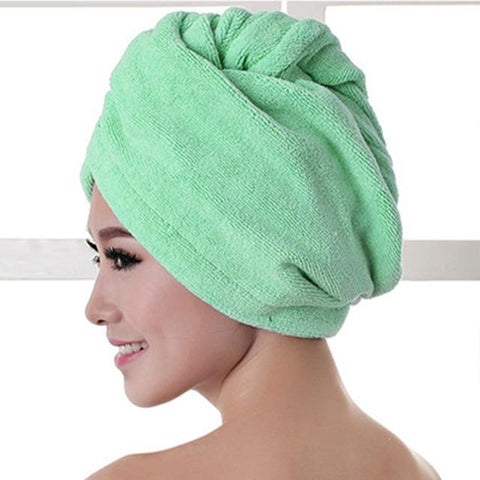 Image of * Microfiber After-Shower Hair Drying Wrap for Women