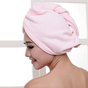 * Microfiber After-Shower Hair Drying Wrap for Women