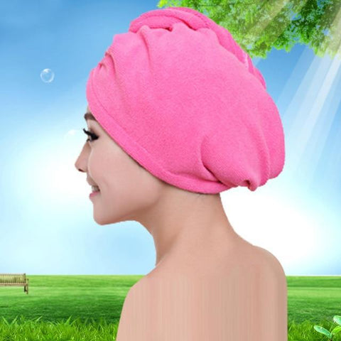 Image of * Microfiber After-Shower Hair Drying Wrap for Women