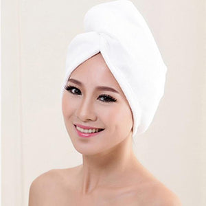 * Microfiber After-Shower Hair Drying Wrap for Women