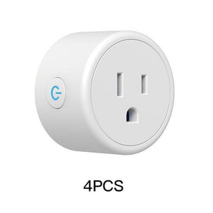 * Mini US WiFi Smart Plug with Surge Protector, Voice Control Smart Socket Works with Alexa Google Home \ APP