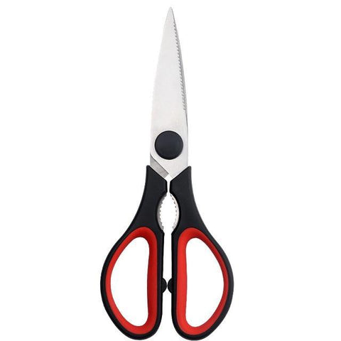 Image of * Multi-Function Stainless Steel Kitchen Scissors for Cutting Meat, Potatoes, Cheese & Vegetables